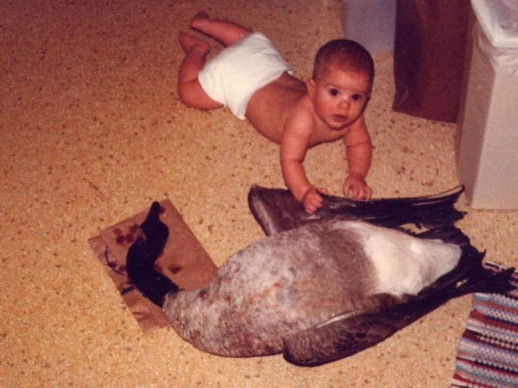 John with Goose