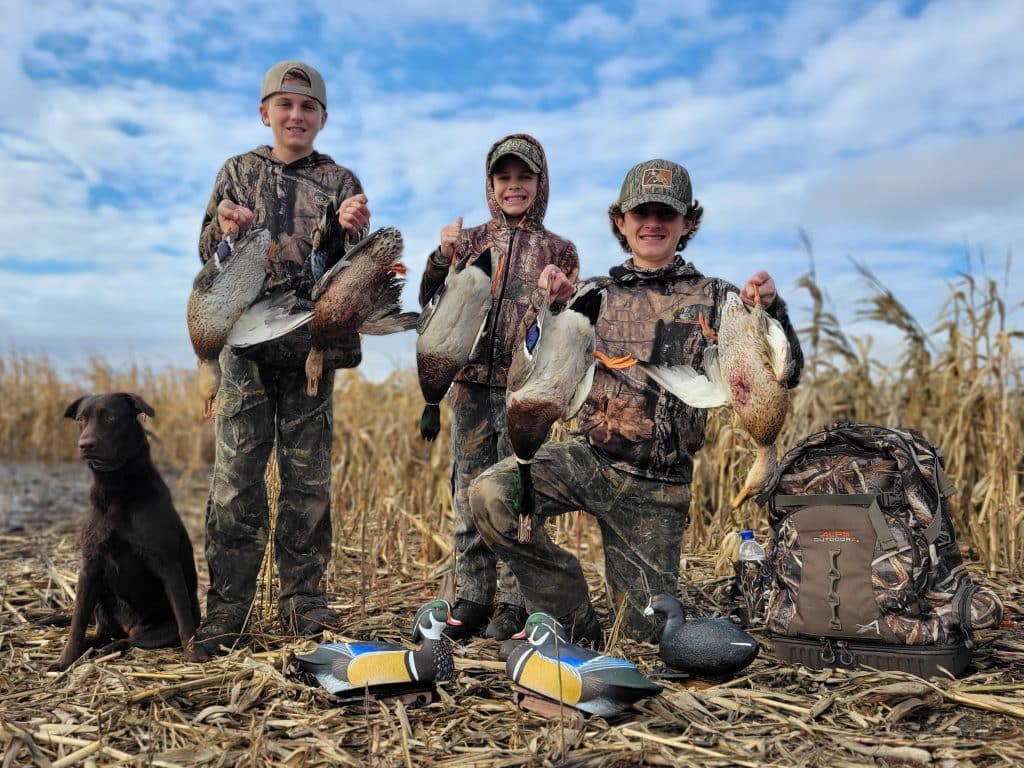 Wallaces with a great hunt at Mercer Waterfowl Area permit hunt